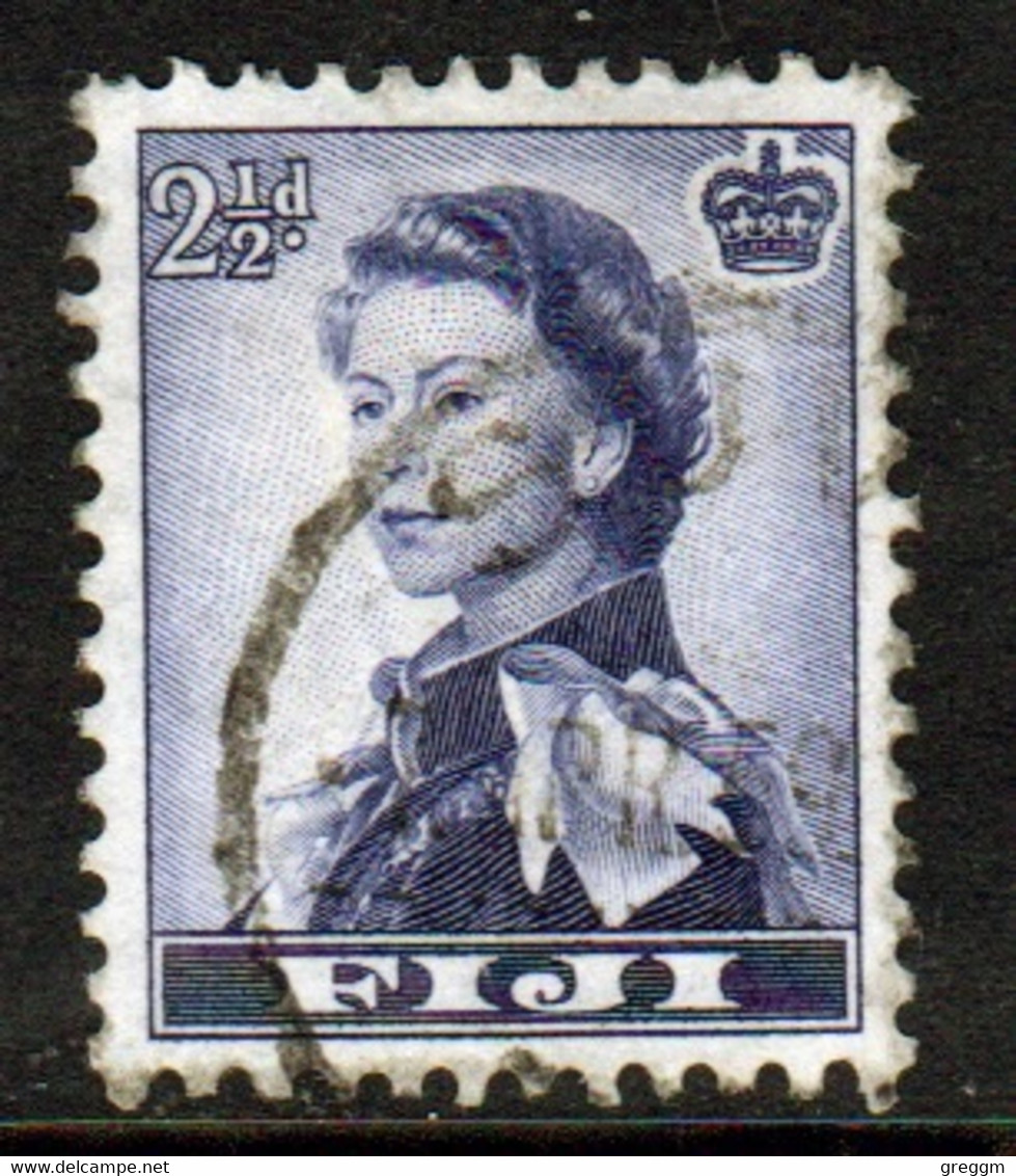 Fiji 1954 Queen Elizabeth 2½d Single Definitive Stamp. - Fidji (...-1970)