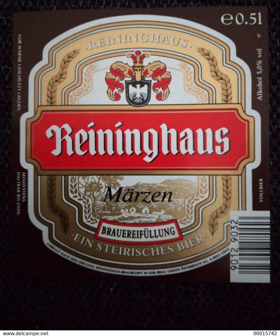 BEER LABEL -  REININGHAUS  D-0226 - Cerveza