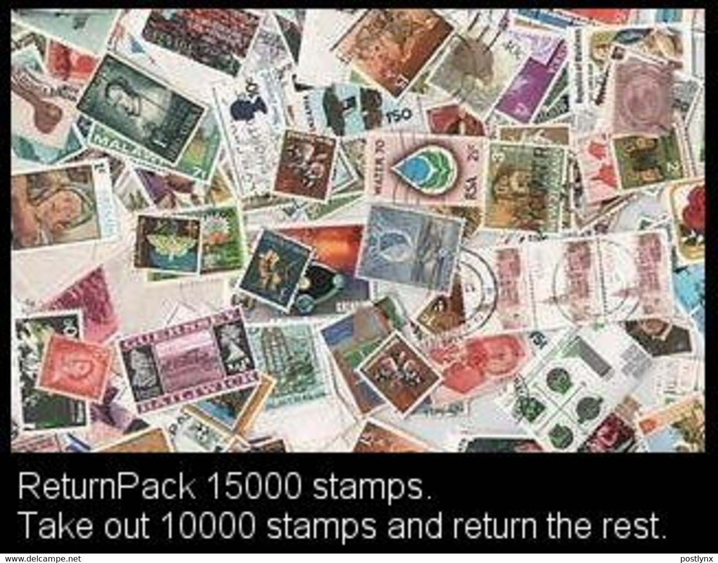 ReturnPack British Commonwealth 15000 STAMPS Off Paper Kiloware MissionBag Take 10000 Stamps Return The Rest. All +€20 - Lots & Kiloware (min. 1000 Stück)