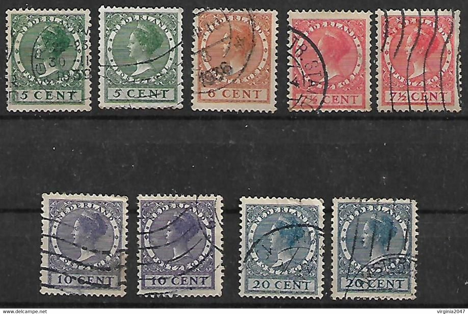 1928 Holanda 9v. - Used Stamps