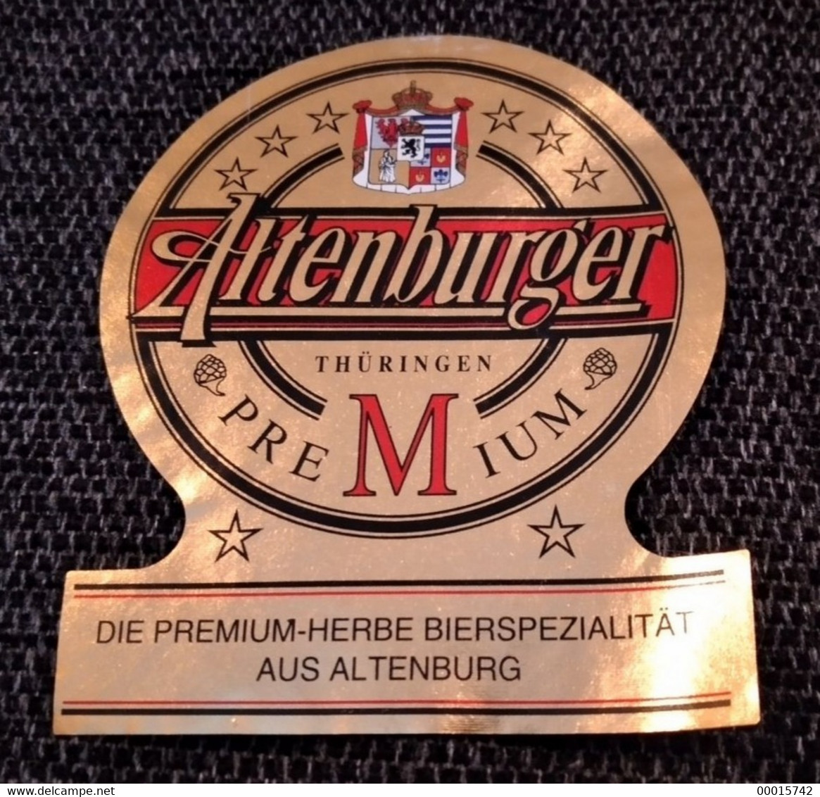 BEER LABEL -  ALTENBURGER   D-0219 - Cerveza