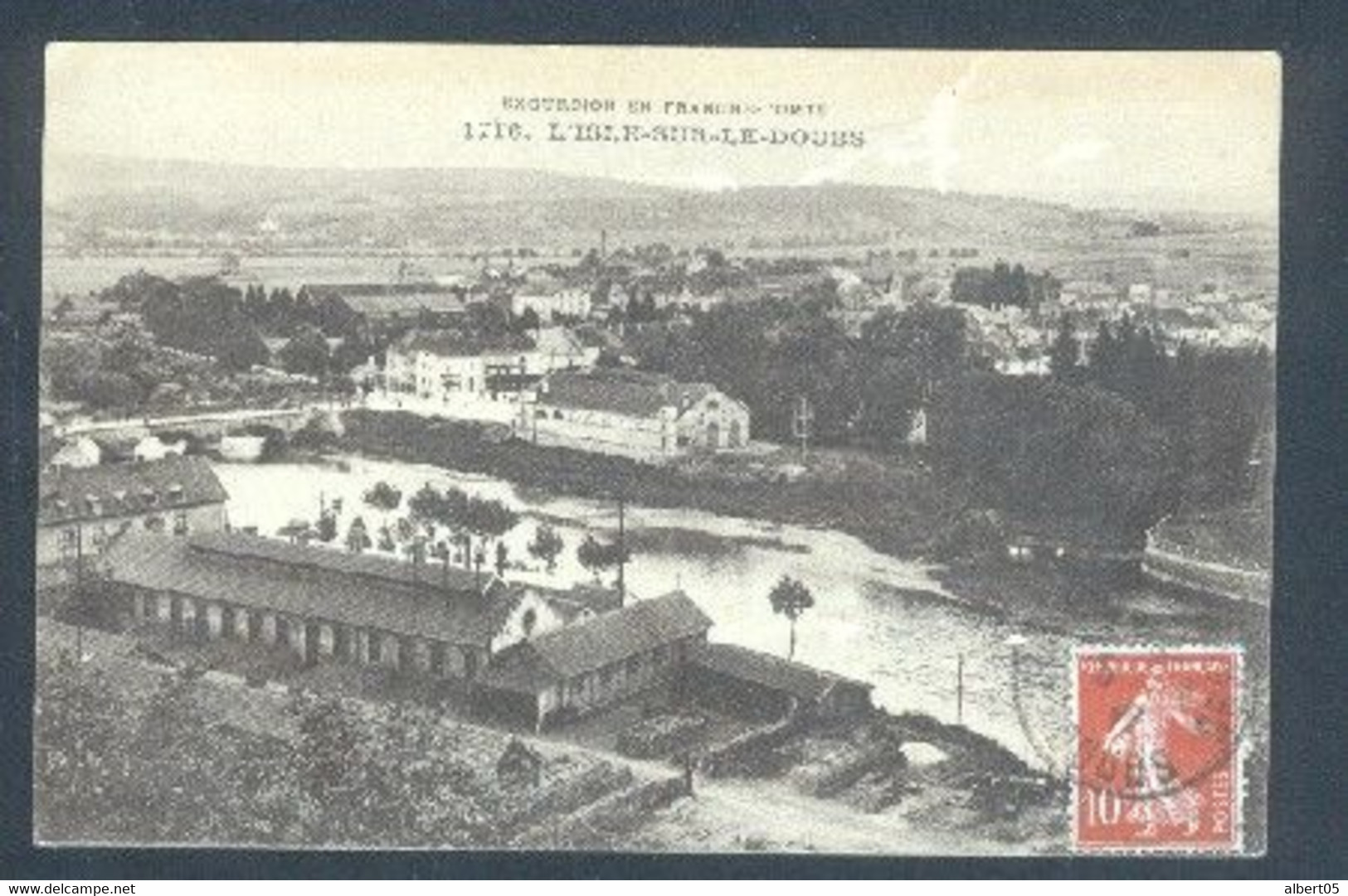 Guerre 1914/1918 - Cachet Militaire  Souscrivez à L'Emprunt National Dans Les Bureaux De Poste - Isle S Le Doubs - Isle Sur Le Doubs