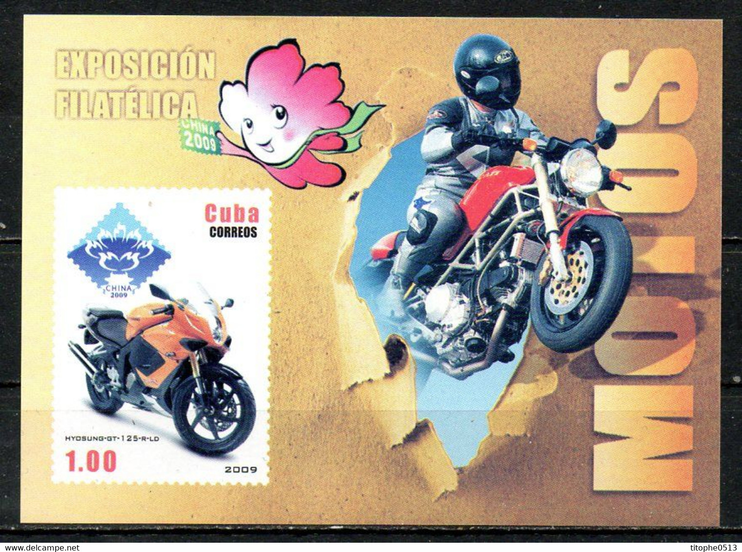 CUBA. BF De 2009. Motos. - Motorräder