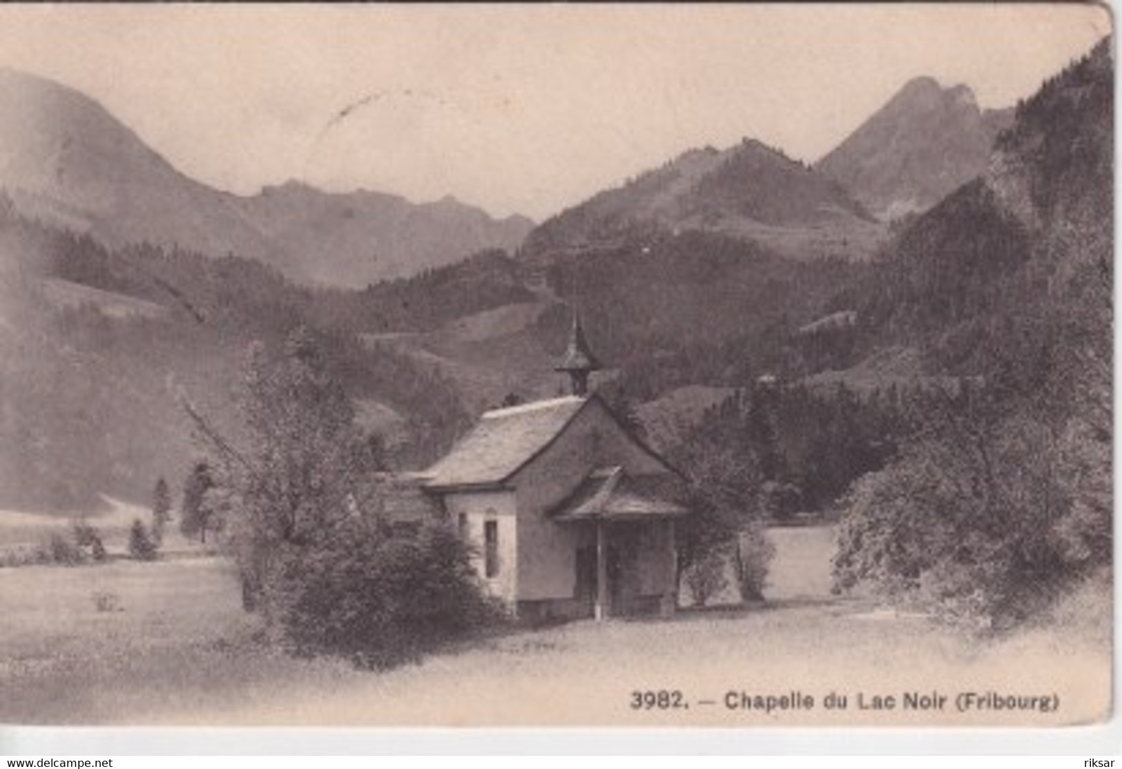 SUISSE(FRIBOURG) CHAPELLE DU LAC NOIR - Chapelle