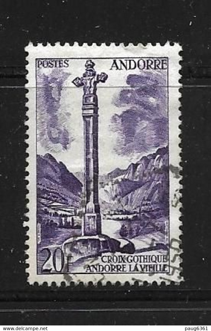 ANDORRE 1955/58 PAYSAGE  YVERT N°148 OBLITERE - Gebruikt