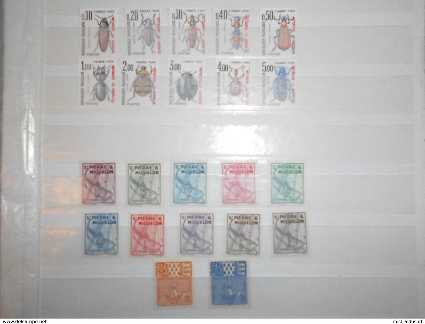 Saint Pierre Et Miquelon  Timbres Taxe , Lot De 22 Neufs - Timbres-taxe