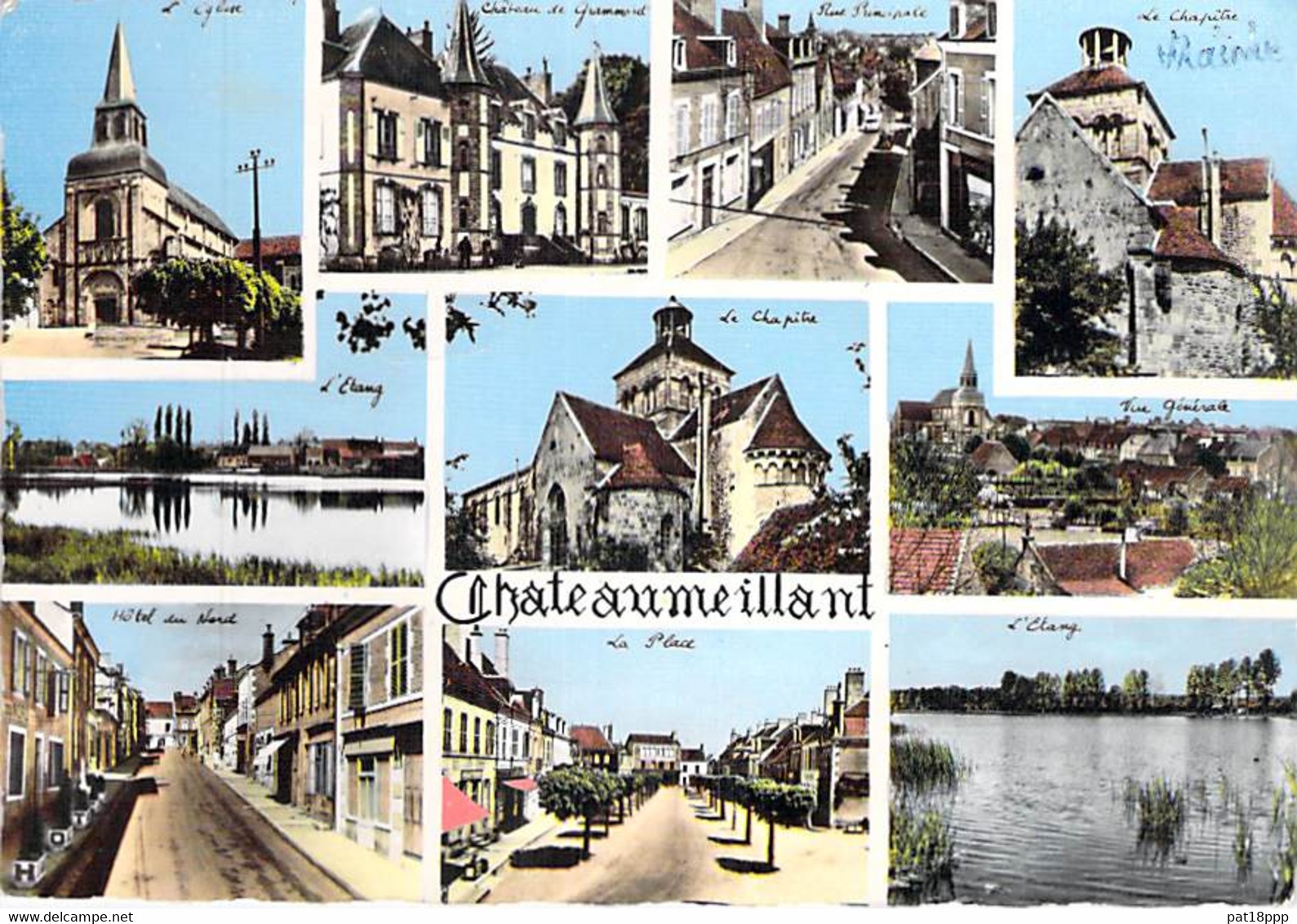 18 - CHATEAUMEILLANT : Jolie Multivues - CPSM Village ( 1.940 Habitants ) Dentelée Format CPA 1950-60's - Cher ( Berry ) - Châteaumeillant