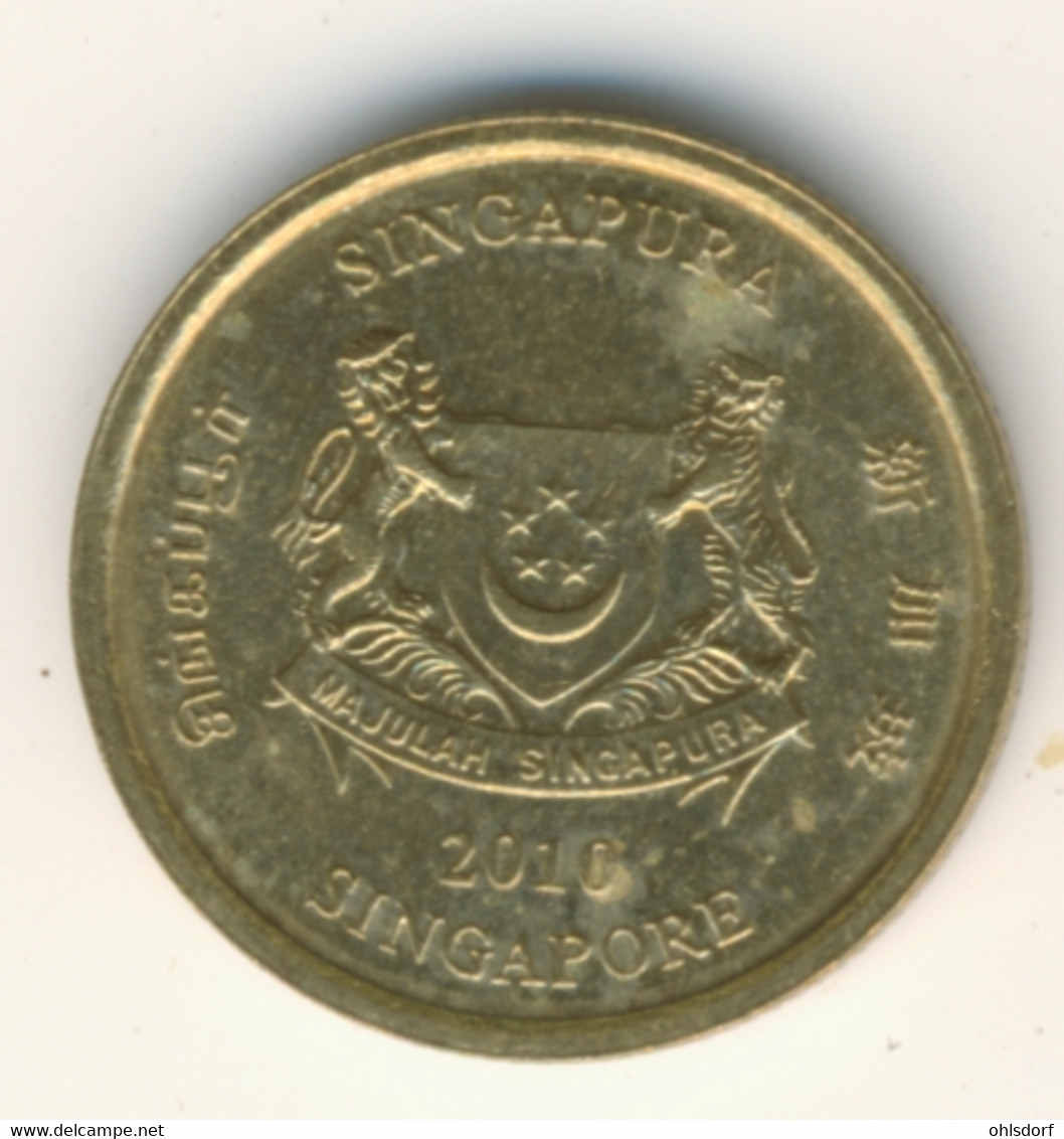 SINGAPORE 2010: 5 Cents, KM 99 - Singapour