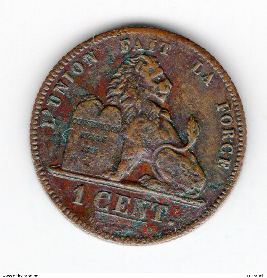 19 - Belgique - LEOPOLD 1er -  1 Centime 1861  - -* M 129 * - 1 Cent