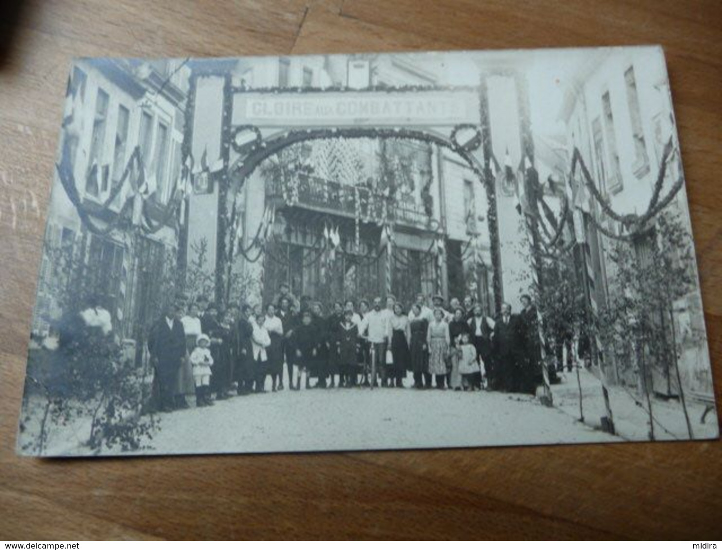 61 - Mortagne  Souvenir Fetes 20 Juin 1920 Gloire Aux Combattants  Carte Photo - Mortagne Au Perche