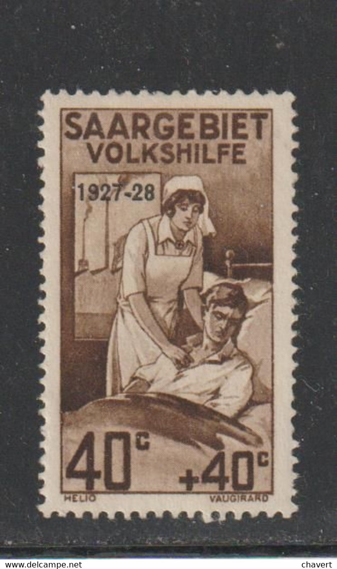 Sarre - YT N° 104 Neuf* (cote 13 Euros) - Ungebraucht