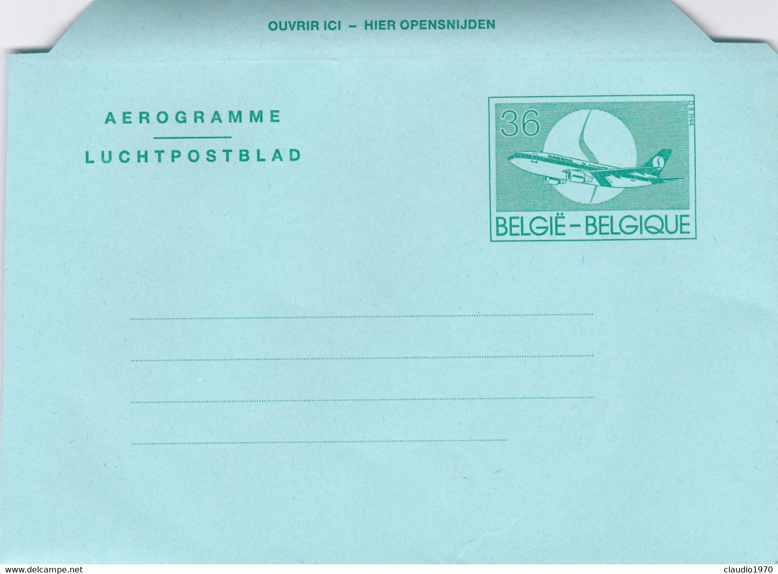 BELGIQUE - BELGIO -  2 AEROGRAMME 25 F  36 F  - NUOVI - Aerogramas