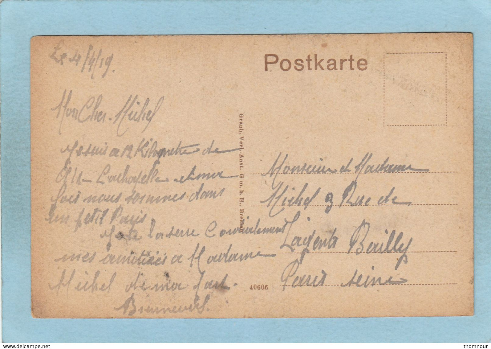 STOLBERG  ( RHID. )  -  BURG  MIT  KATH.  KIRCHE -  1919  - - Stolberg