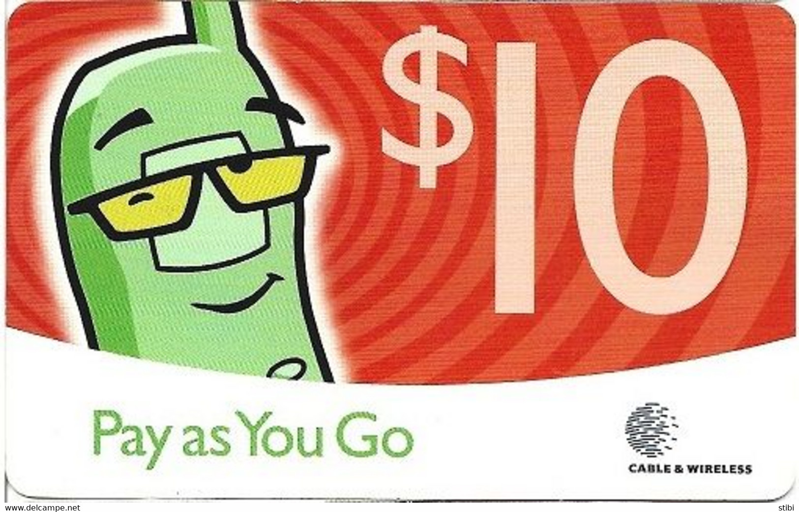 ST. VINCENT - PAY AS YOU GO $10 - St. Vincent & Die Grenadinen