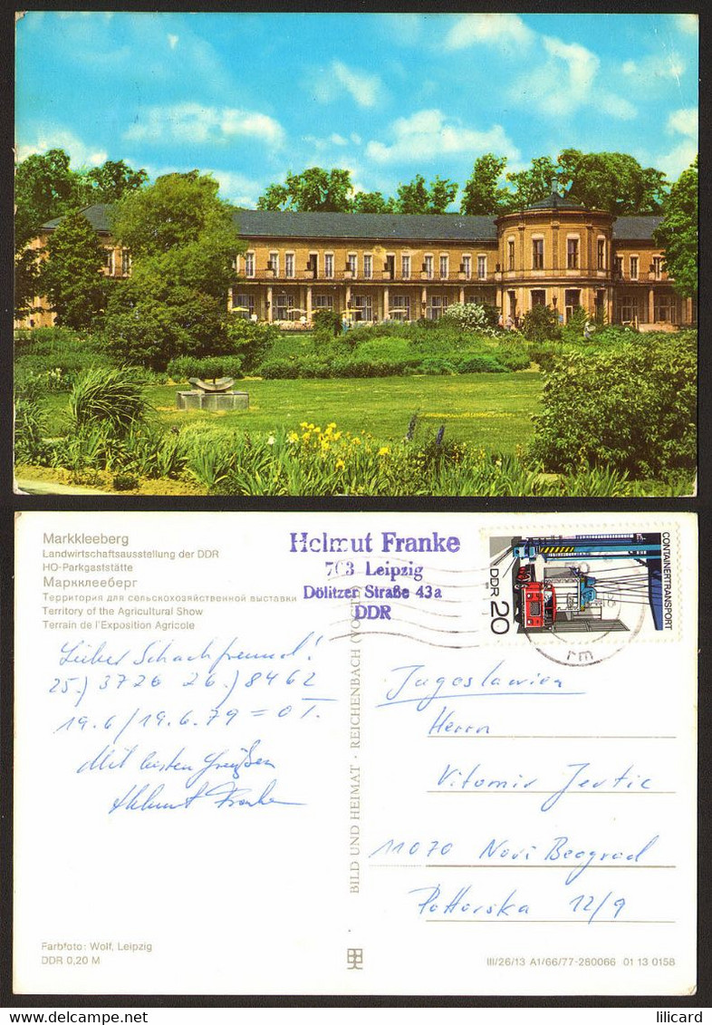 Germany Markkleeberg Old Postcard Ddr  Stamp             #688 - Markkleeberg