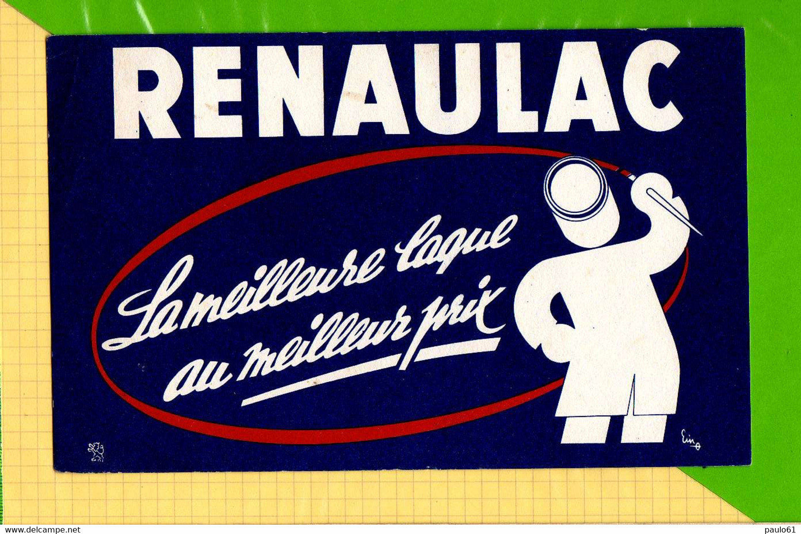 BUVARD & Blotting Paper : RENAULAC  La Meilleure Laque - Peintures