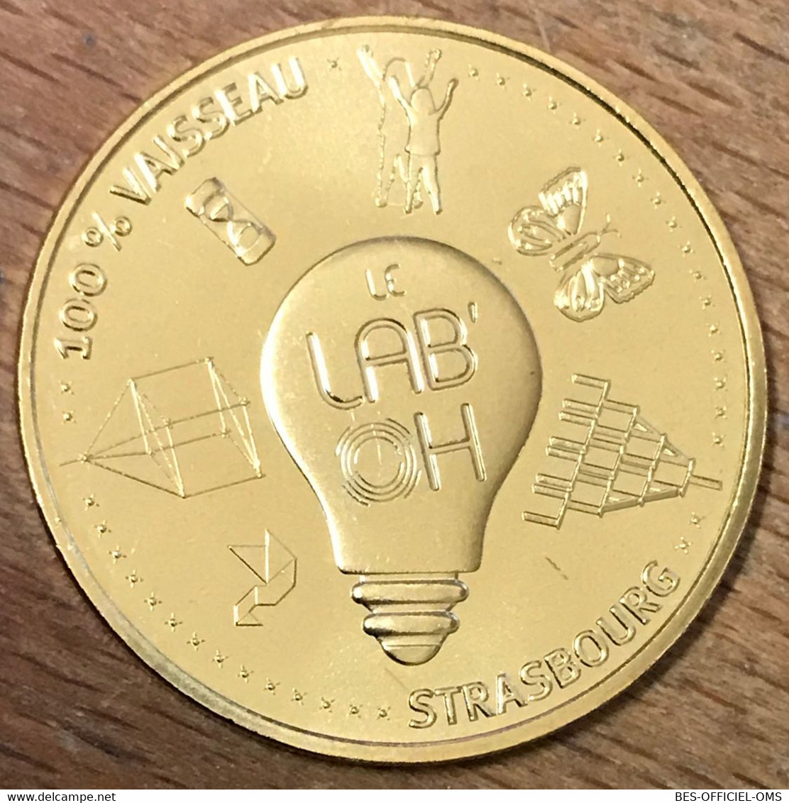 67 STRASBOURG LE VAISSEAU LE LAB'OH MDP 2017 MÉDAILLE SOUVENIR MONNAIE DE PARIS JETON TOURISTIQUE MEDALS COINS TOKENS - 2017