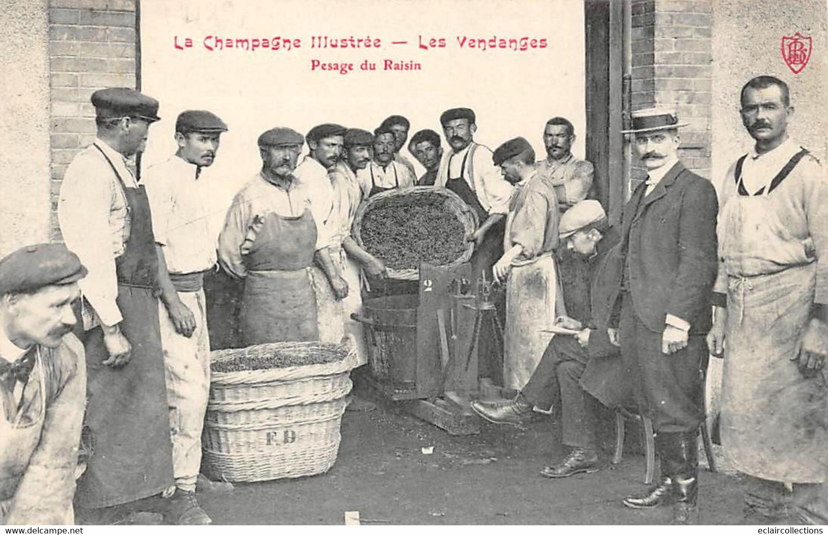 Divers .     51   La Champagne Illustrée : Vendanges.  Pesage  Du Raisin             (voir Scan) - Autres & Non Classés