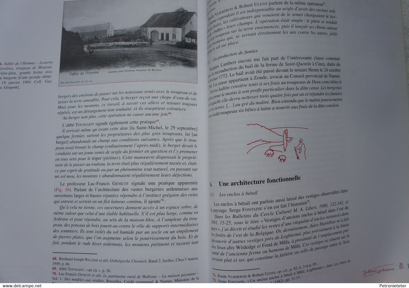 Revue MEUSE ARDENNE 35 Xhignesse Fairon Hamoir Meurtre curé Han sur Lesse grottes Mirwart 1609 Potier Bouvignes