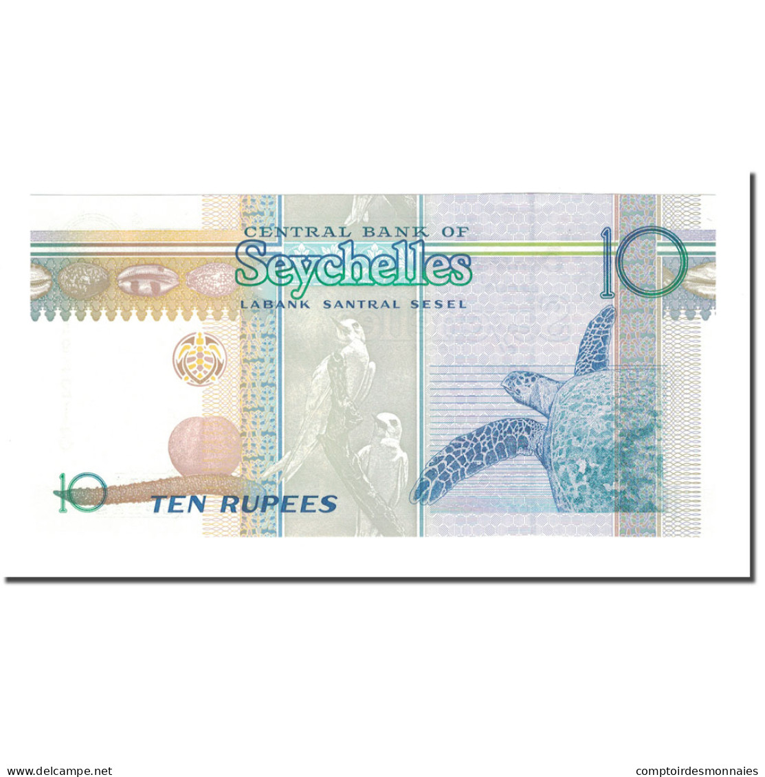 Billet, Seychelles, 10 Rupees, KM:36a, NEUF - Seychellen