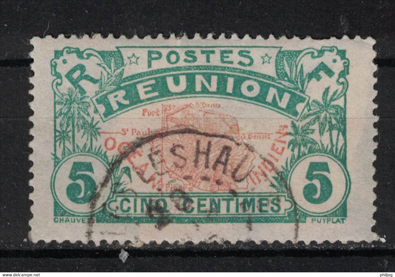 Reunion - Yvert 59 Oblitéré  ST-GILLES-LES HAUTS - Scott#63 - Used Stamps