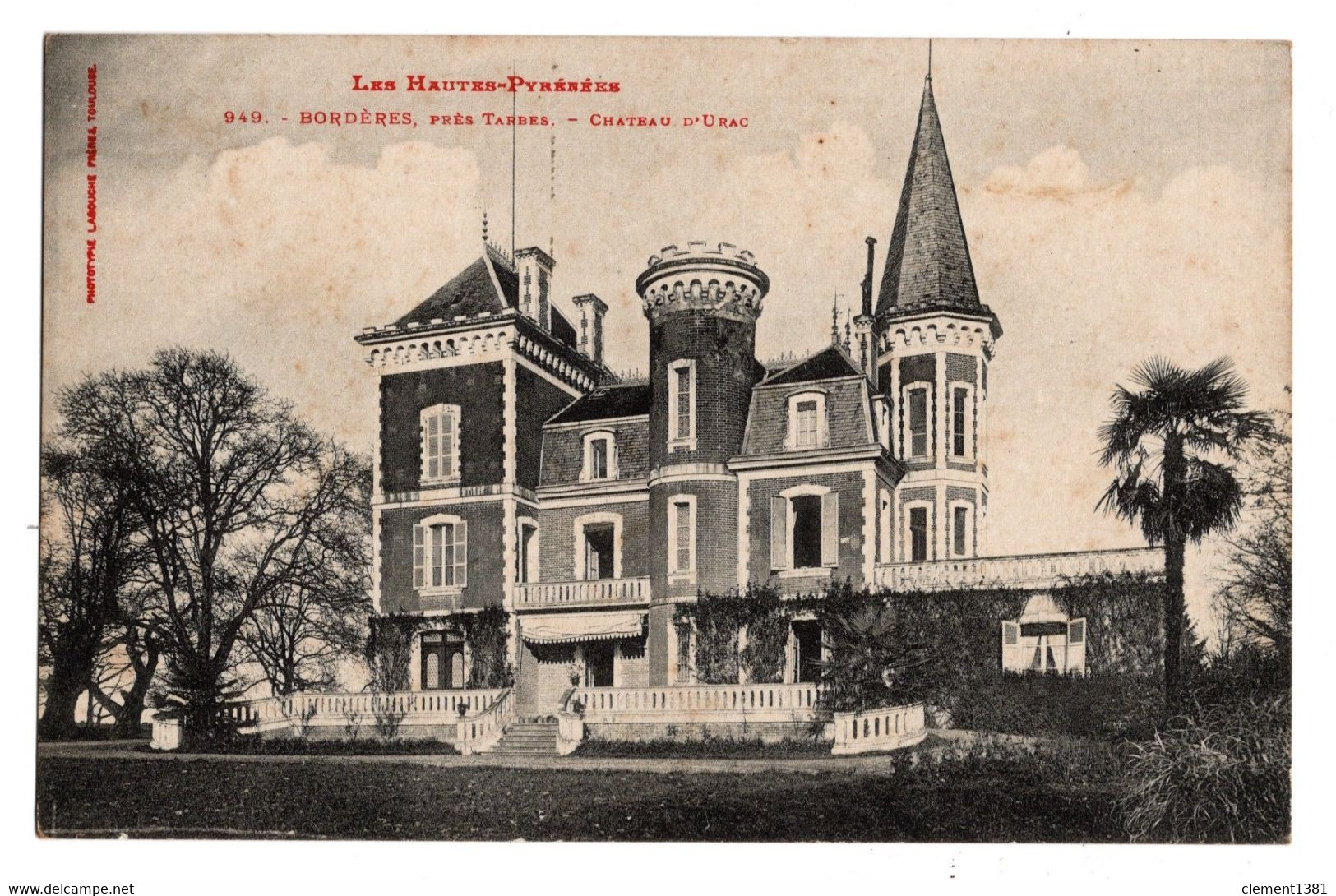 Borderes Pres Tarbes Chateau D'urac - Borderes Louron