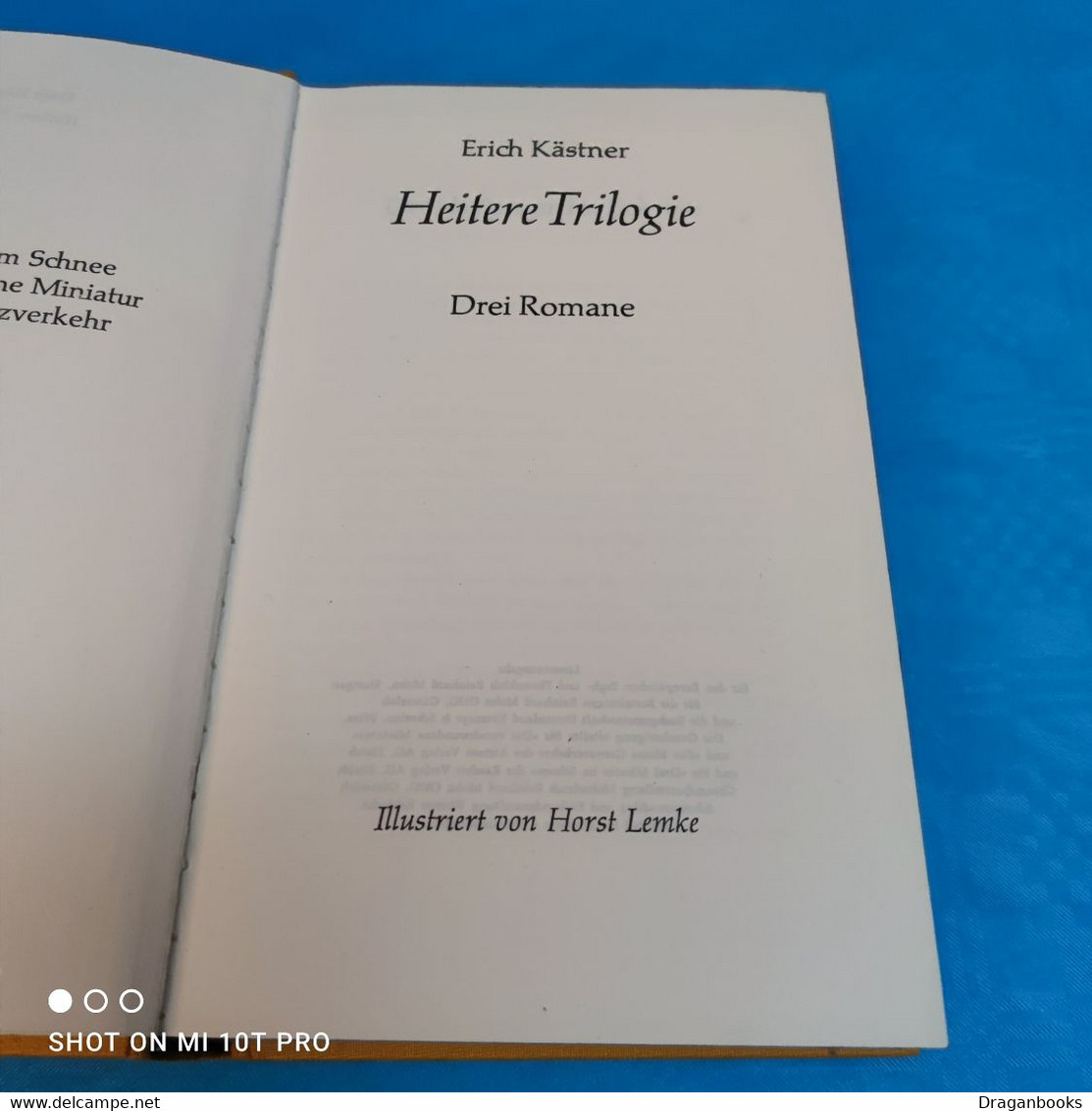 Erich Kästner - Heitere Trilogie - Humour