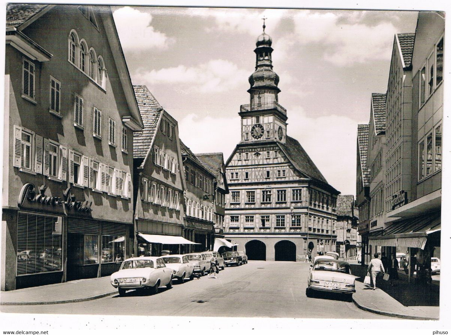 D-12193   KIRCHHEIM UNTER TECK : Am Marktplatz ( Ford Taunus ) - Kirchheim