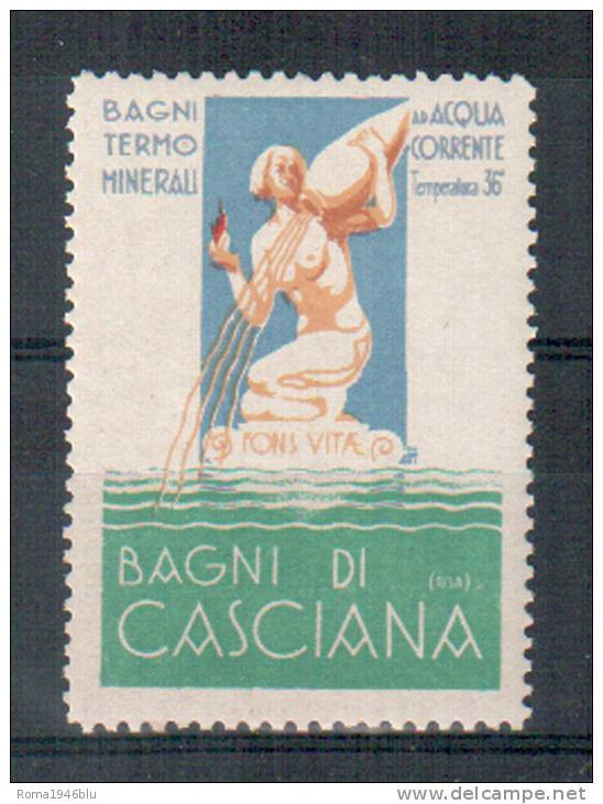 ERRINOFILO 1936 BAGNI DI CASCIANA - Cinderellas