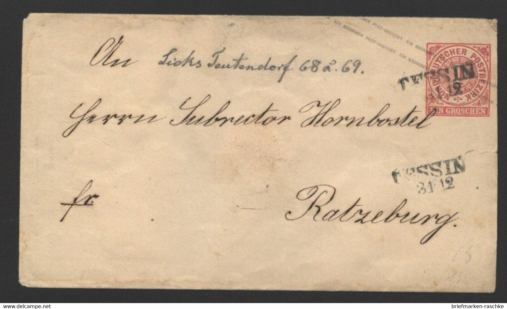 NDP,Ganzsache,Stempel L2 Tessin (208) - Postal  Stationery
