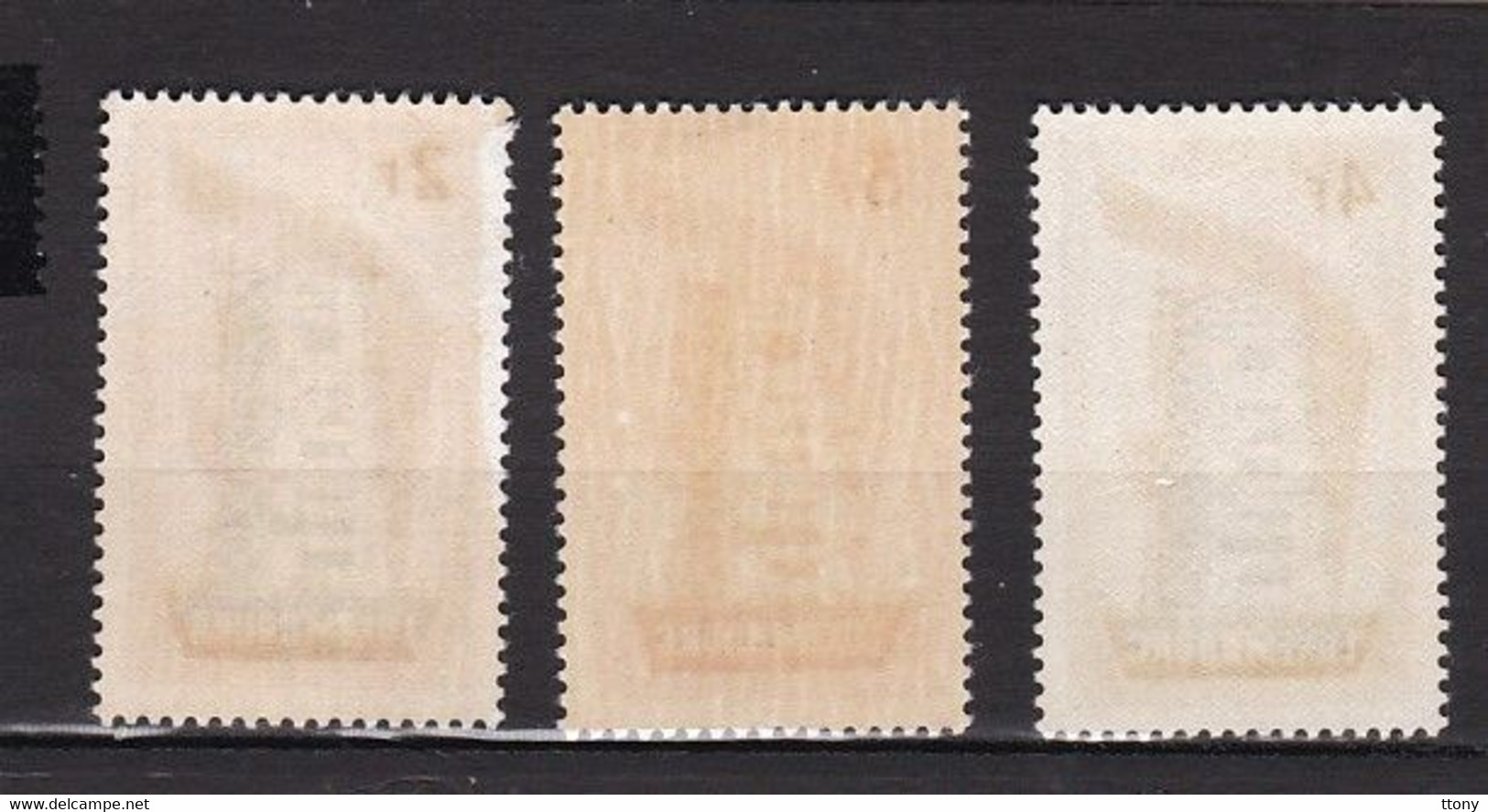 3 Timbres Europa  CEPT  Luxembourg   Année   1956  : Timbres Neufs ** - 1956