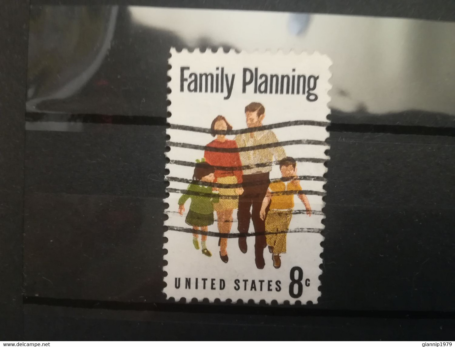 FRANCOBOLLI STAMPS U.S.A. UNITED STATES STATI UNITI 1972 USED FAMILY PLANNING FAMIGLIA OBLITERE' - Usados