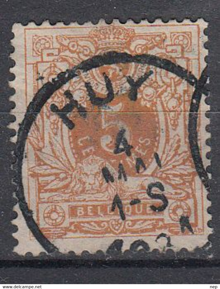 BELGIË - OBP - 1869/83 - Nr 28 - T0 (HUY) - Coba + 1 € - 1869-1888 Lion Couché (Liegender Löwe)