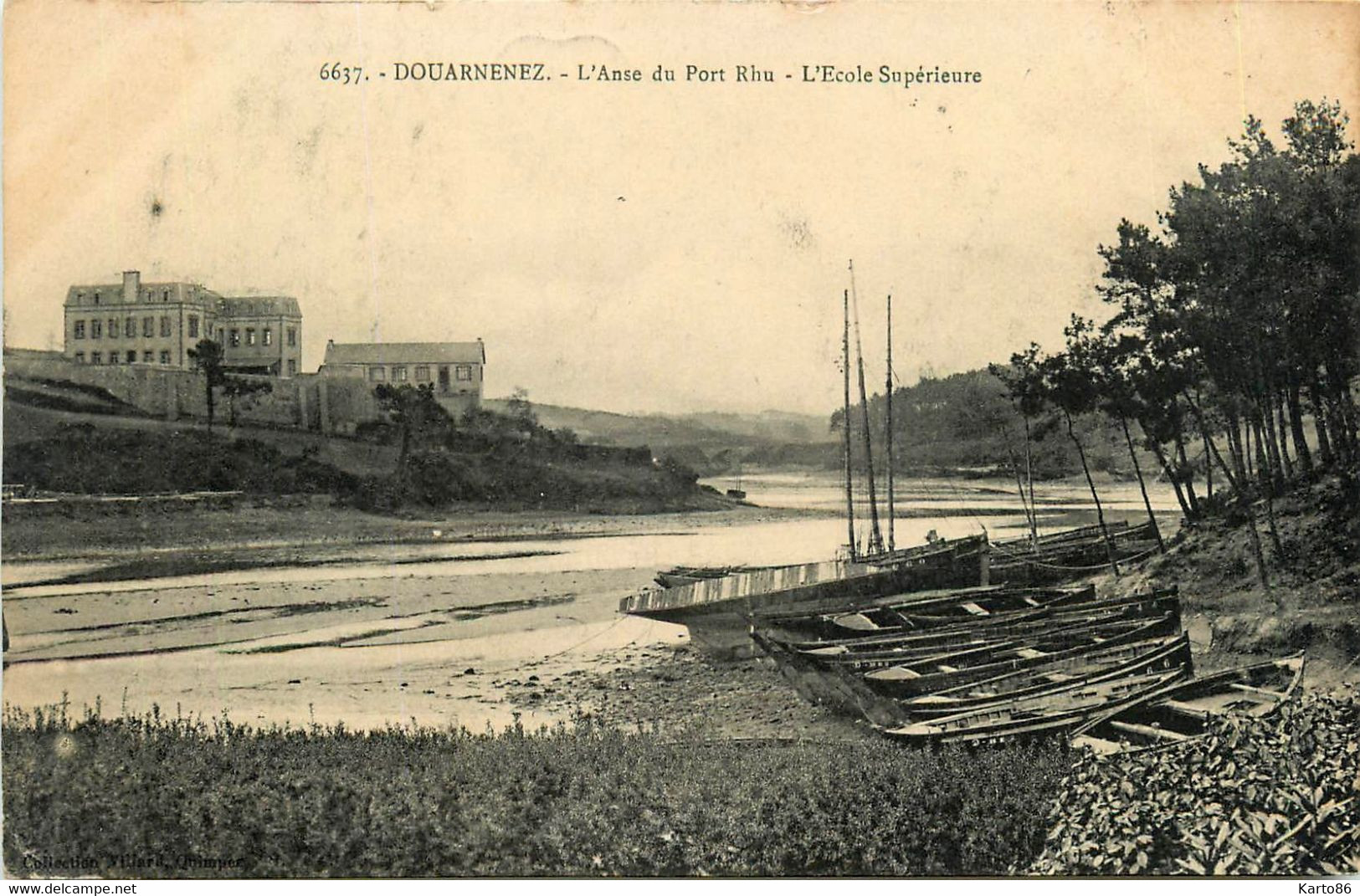 Douarnenez * Anse Du Port Rhu * école Supérieure - Douarnenez