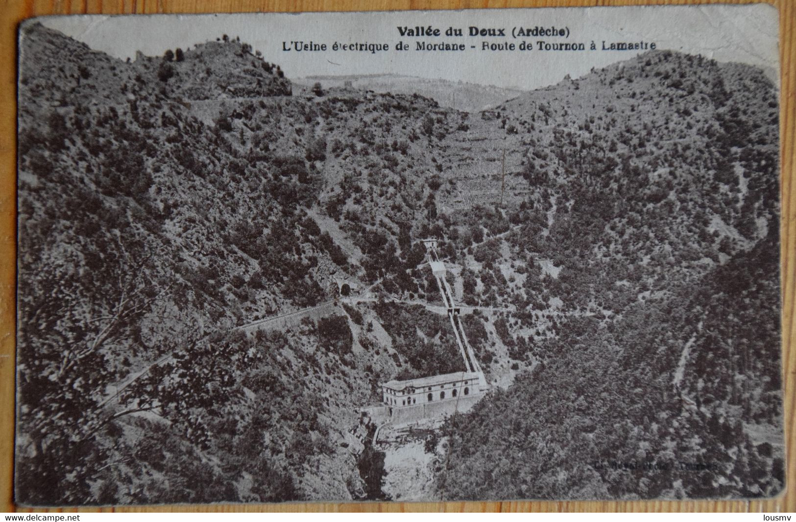 08 : Vallée Du Doux - L'Usine électrique De Mordane - Route De Tournon à Lamastre - Plis D'angles - (n°19738) - Other & Unclassified