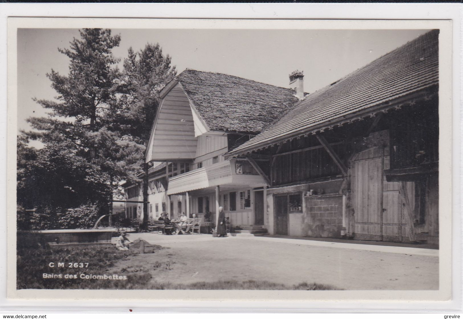 Vuadens, Bains Des Colombettes. Carte-photo - Vuadens