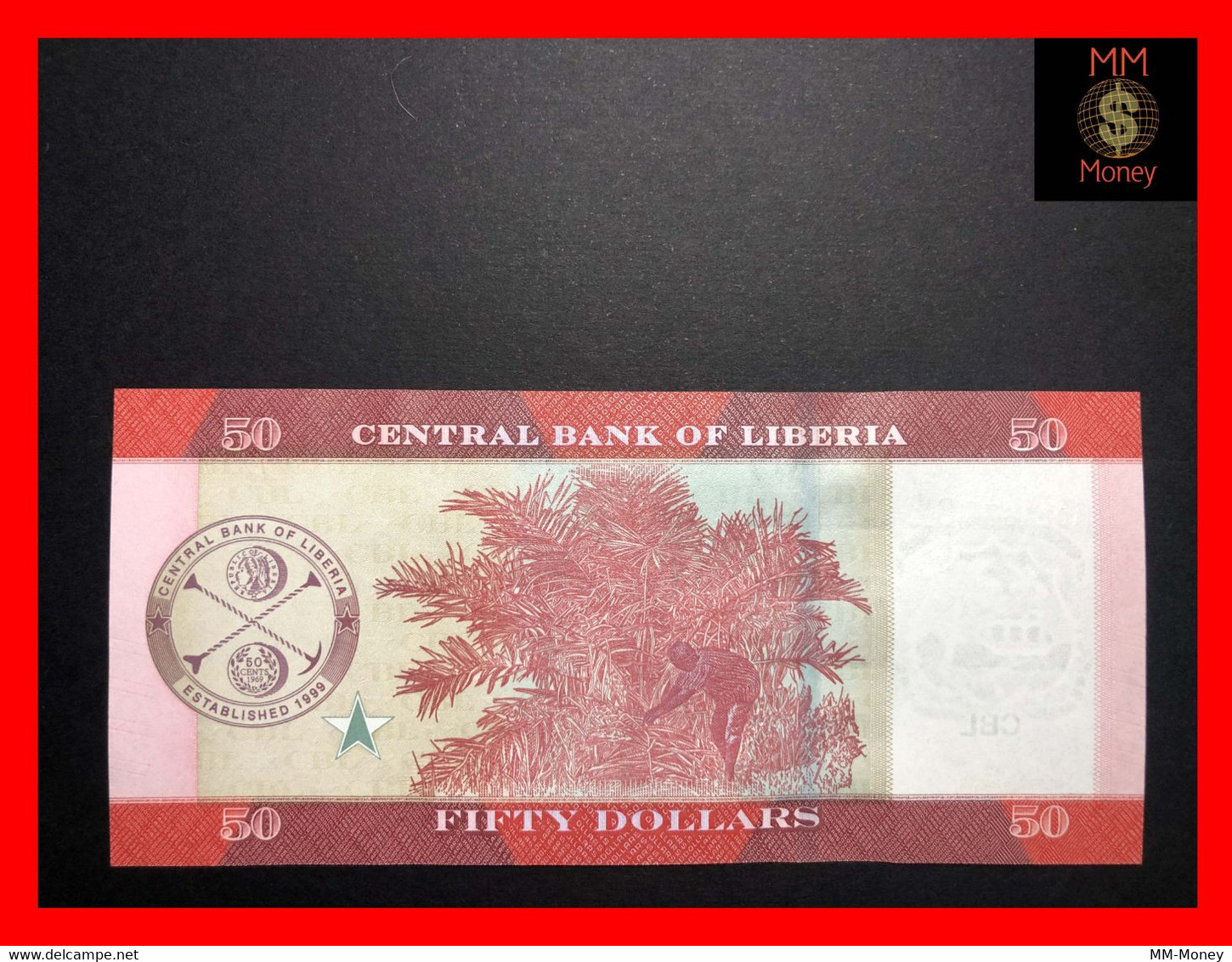 LIBERIA  50 $  2017  P. 34   UNC - Liberia