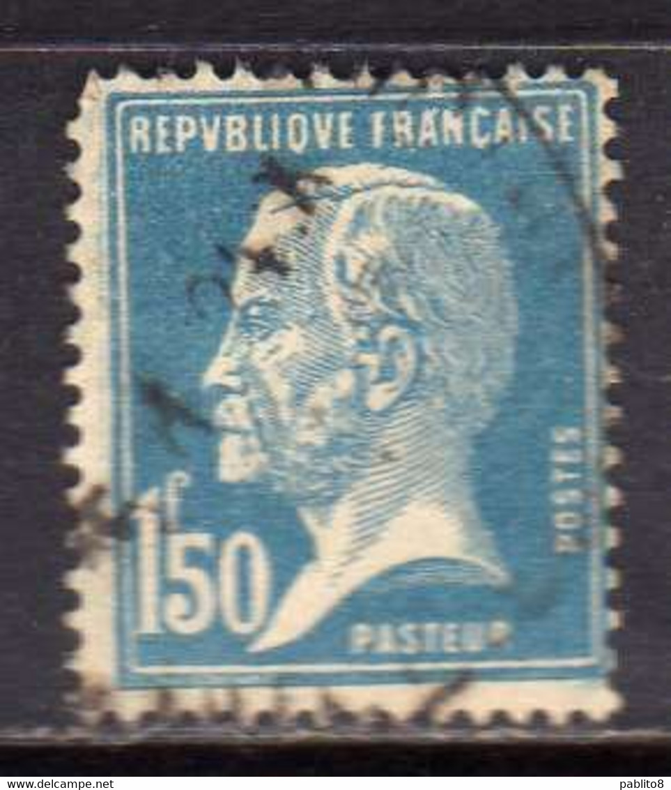FRANCE FRANCIA 1923 1926 LOUIS PASTEUR FR 1.50f USATO USED OBLITERE' - 1922-26 Pasteur