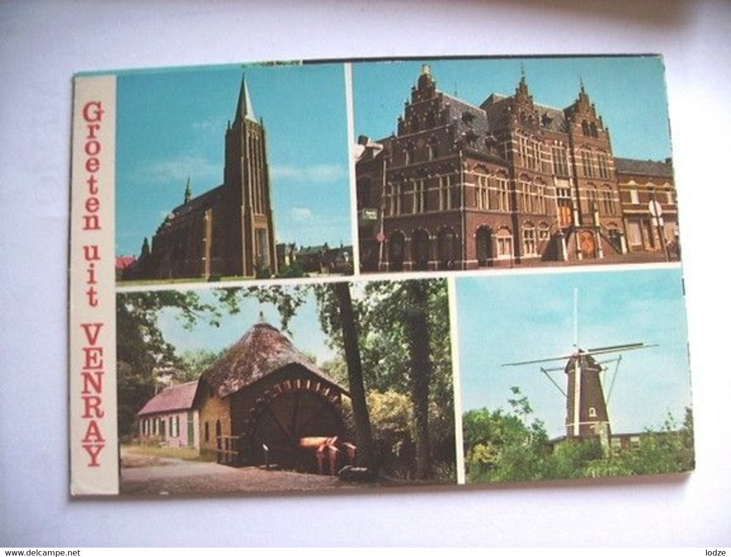 Nederland Holland Pays Bas Venray Met Kerk En Molen - Venray