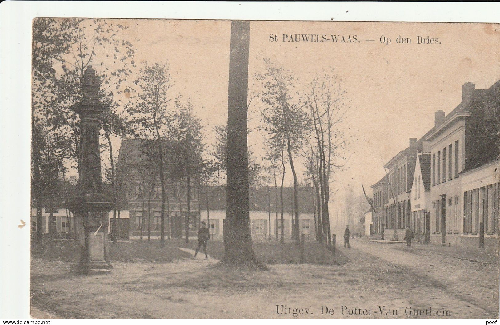 St-Pauwels-Waas : Op Den Dries  -- 1910 - Sint-Gillis-Waas