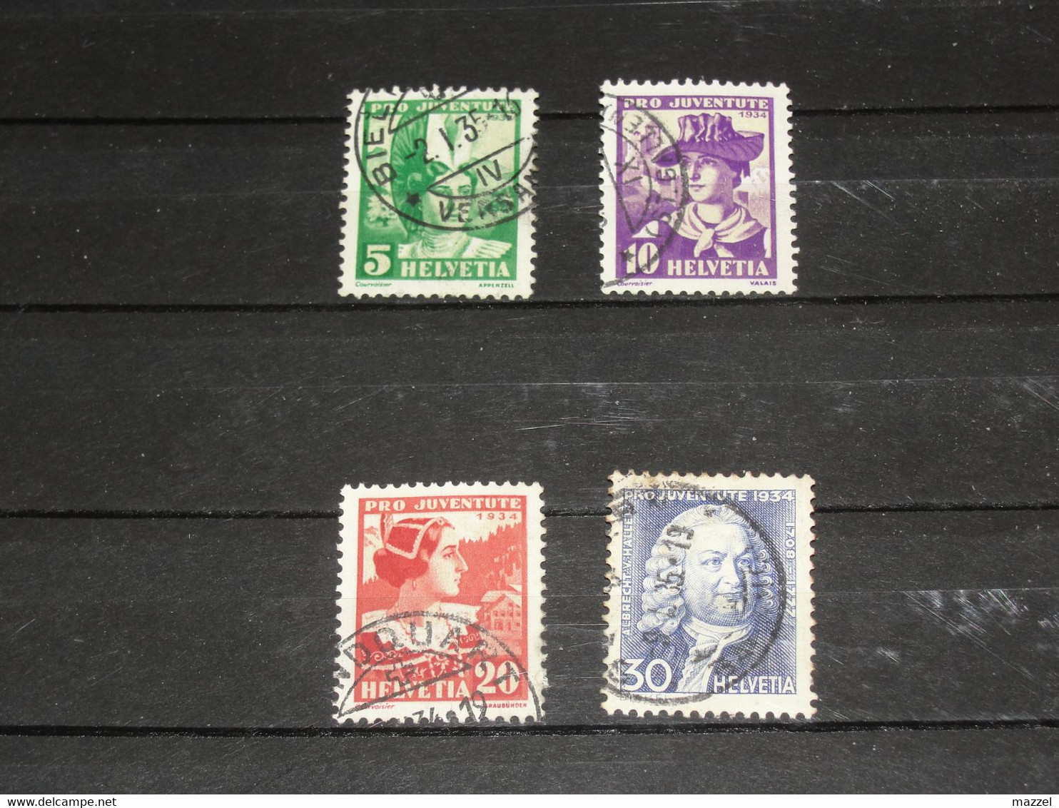 SERIE 281-284  PRO JUV. 1934 GEBRUIKT - Used Stamps