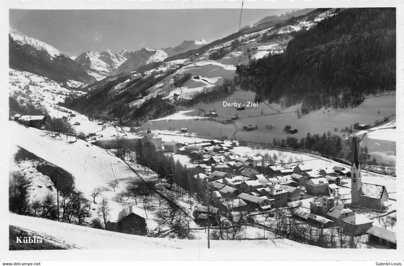 Küblis Gegen Conters Und Silvrettagruppe - Conters Im Prättigau