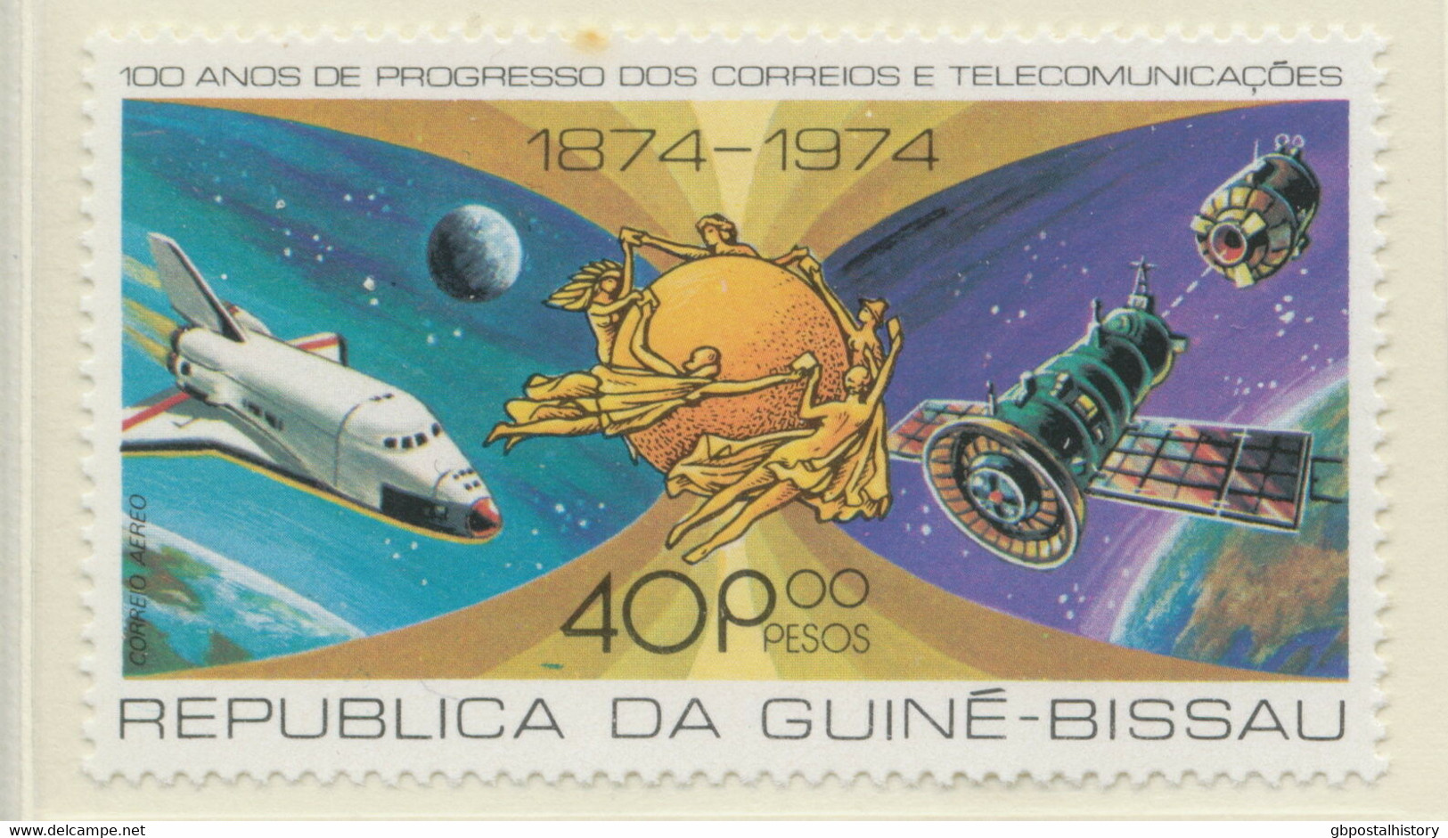 GUINEA-BISSAU 1977, Apollo-Sojuz + U.P.U., Very Fine U/M Set - Guinea-Bissau