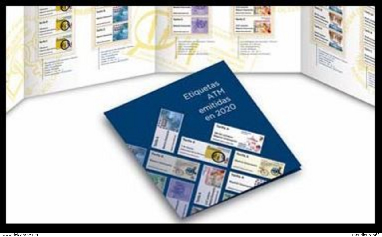 ESPAGNE SPANIEN SPAIN ESPAÑA 2019 YEAR BOOK WITH ALL ATM LABELS  TODOS LOS SELLOS ATM DEL AÑO NNH YT D150 - Officials