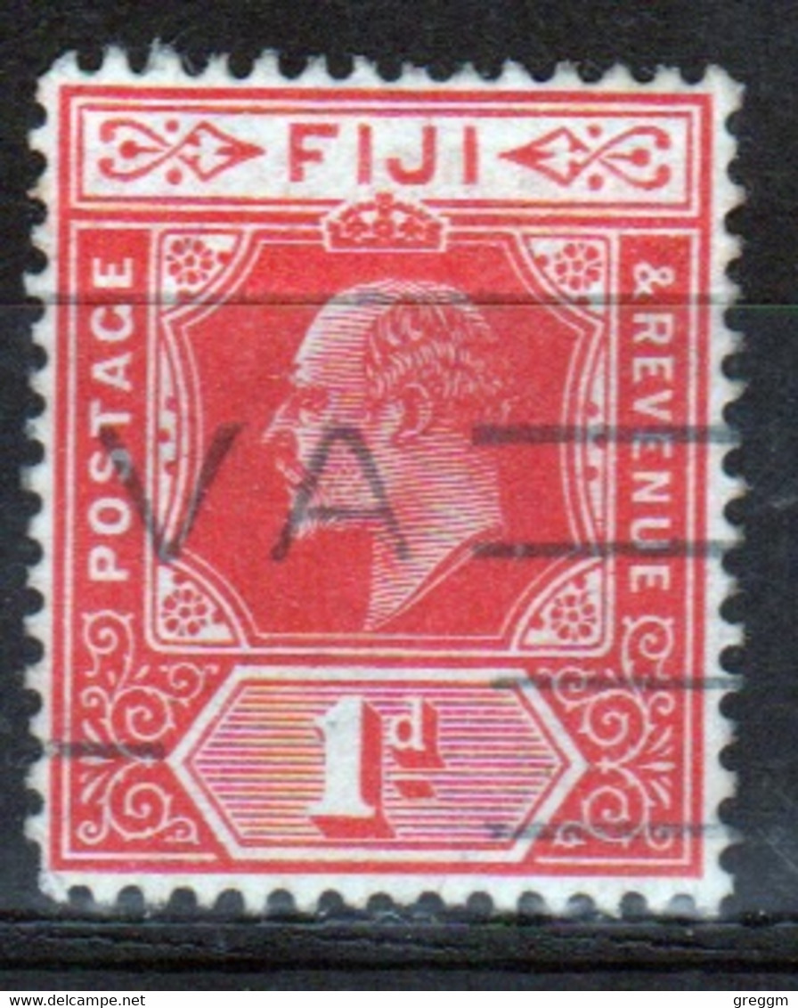 Fiji Edward VII 1d  Definitive Stamp From 1906. - Fidschi-Inseln (...-1970)