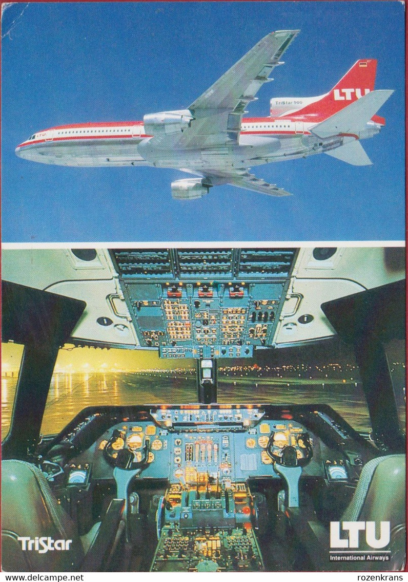 QSL Card Amateur Radio Station LTU International Airways Airline TriStar Lockheed Franz Lambertz Gran Canaria - Amateurfunk