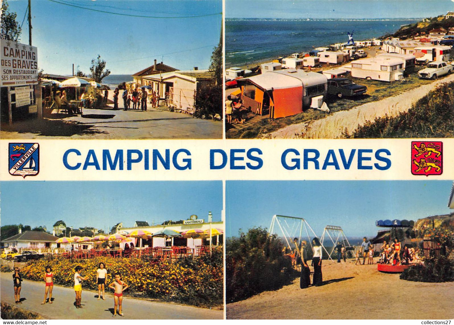 14-VILLERVILLE- MULTIVUES CAMPING DES GRAVES - Villerville