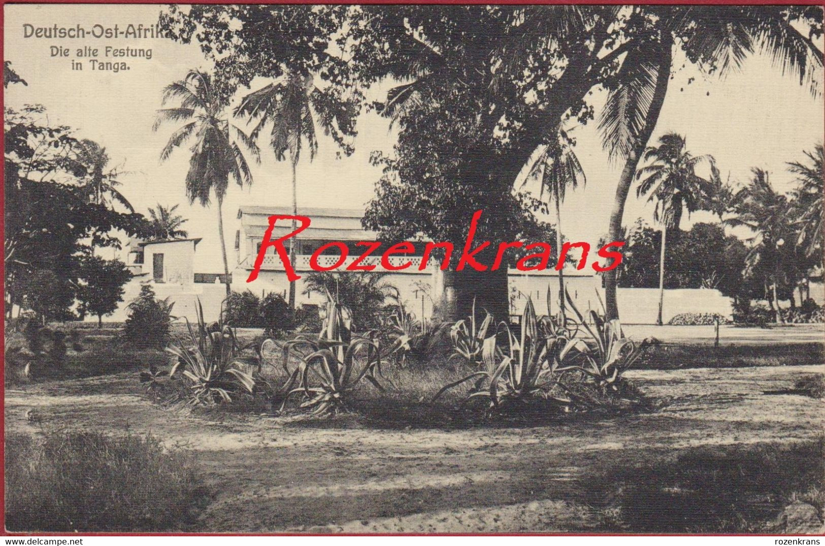 Die Alte Festung In Tanga Deutsch Ost Afrika Tanzania Tanganyika Tansania AK CPA Rare Old Postcard Africa - Tansania