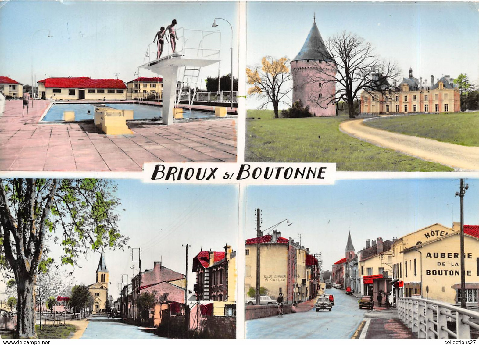 79-BRIOUX-SUR-BOUTONNE- MULTIVUES - Brioux Sur Boutonne