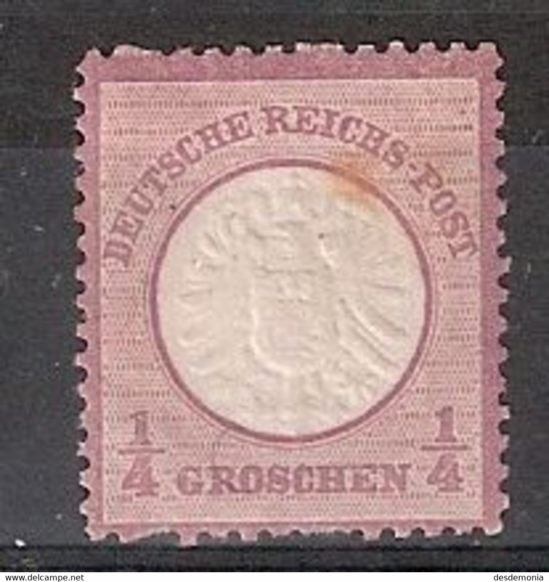 Allemagne Empire Michel 16 (Yvert  16) * Aigle En Relief Grand écusson - Unused Stamps